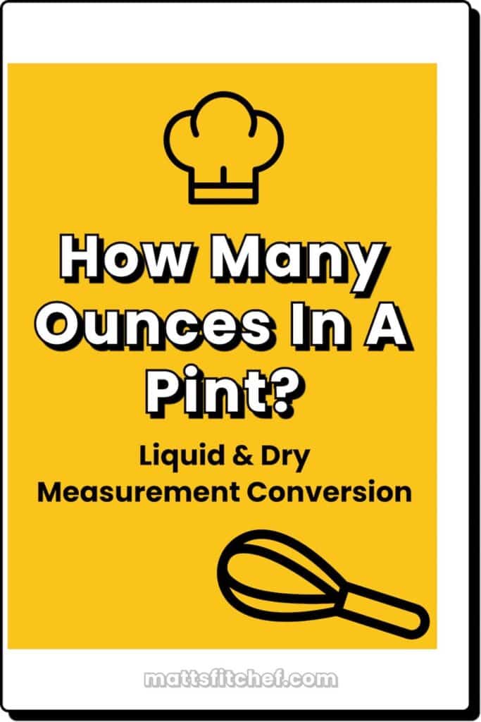 How many ounces in a pint cover