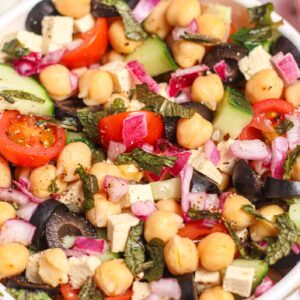 Chickpea Salad Mediterranean