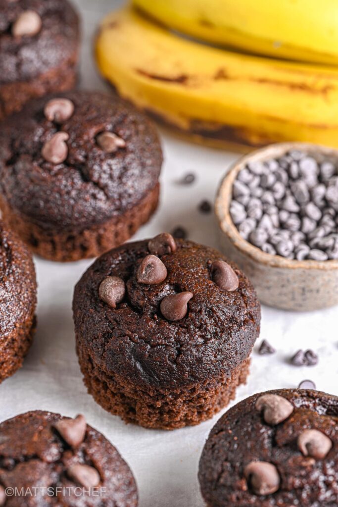 Chocolate Banana Muffins