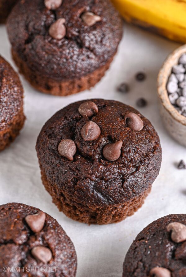 Chocolate Banana Muffins