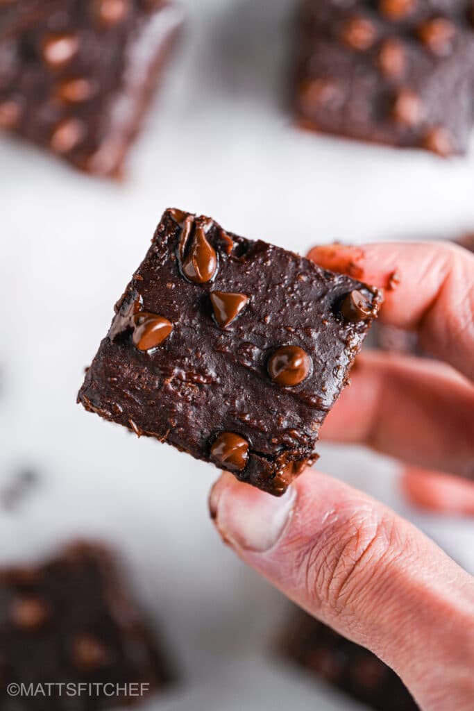 Pumpkin Brownies Closeup