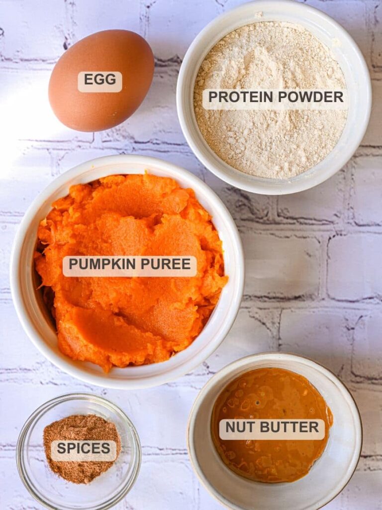 Pumpkin Protein Muffins Ingredients