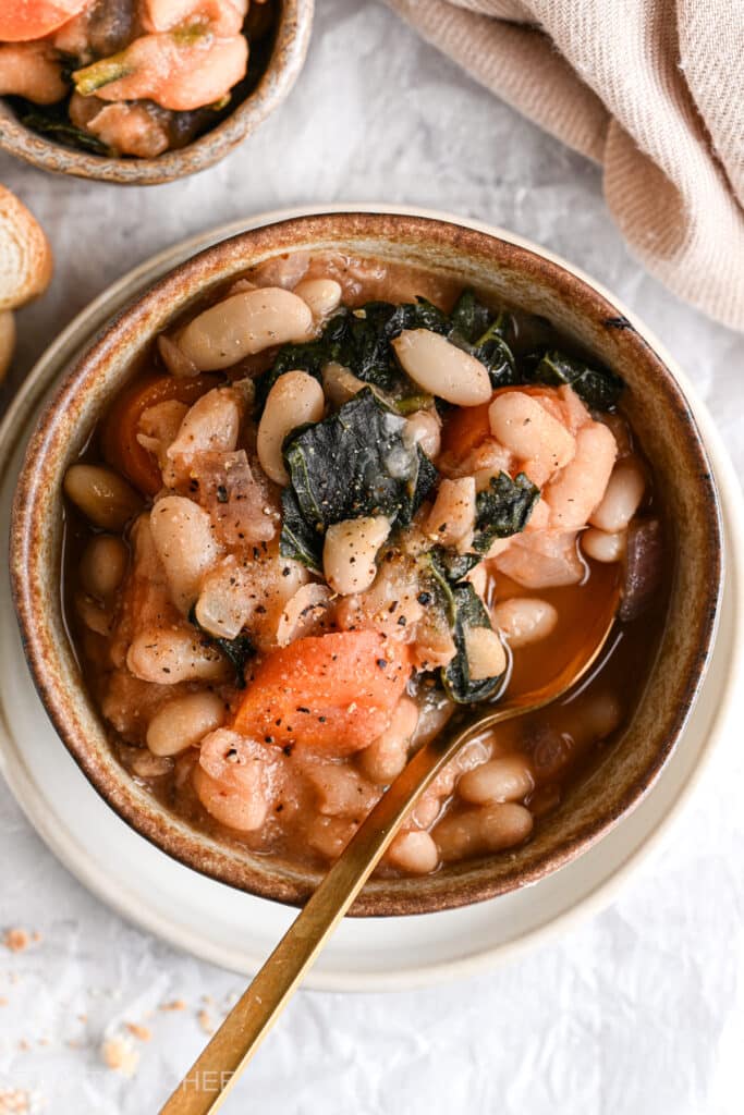 Tuscan White Bean Soup with Kale