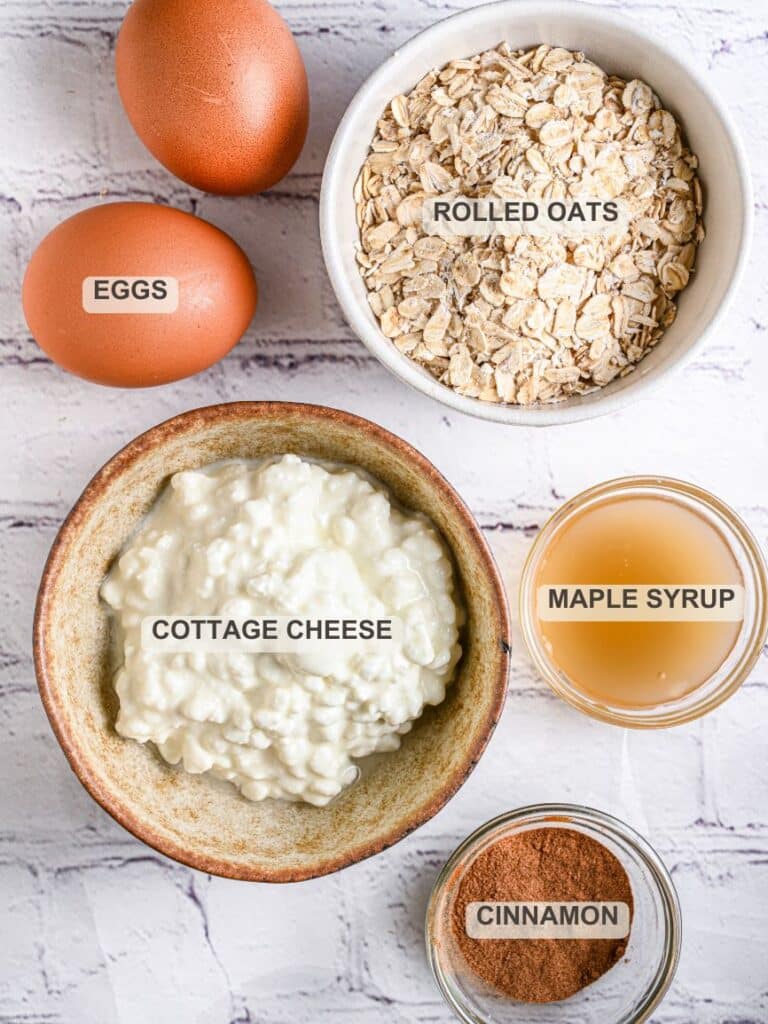 Cottage Cheese Pancakes Ingredients