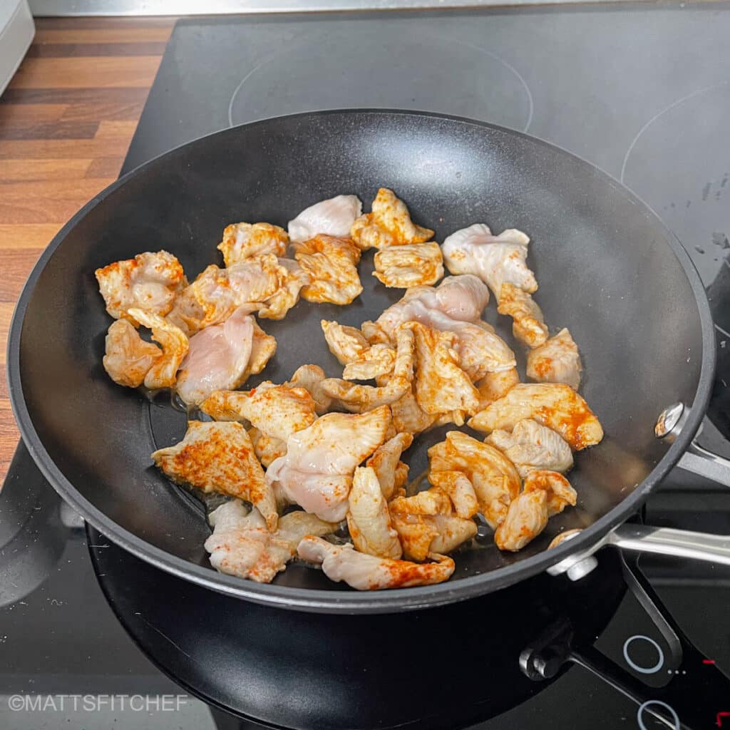 Cook chicken breast