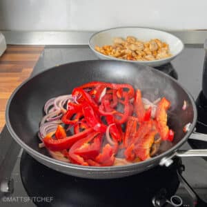 Sauté vegetables