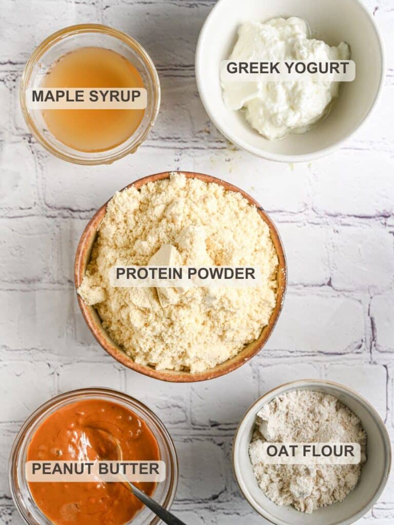 Ingredients for homemade protein bars