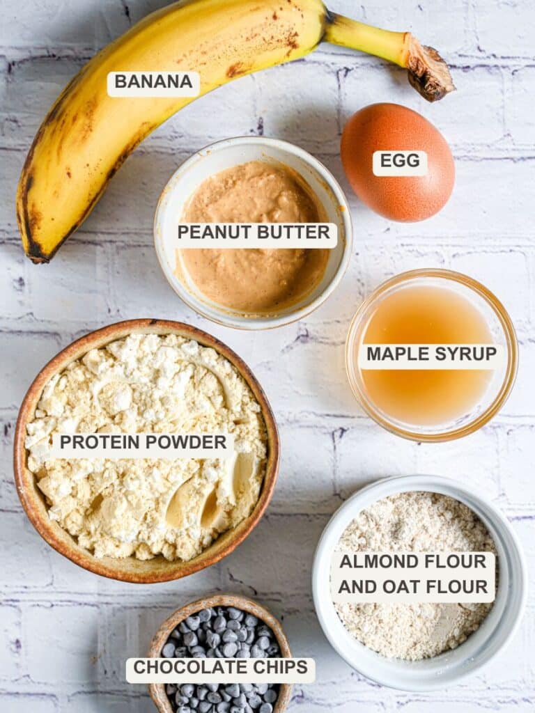 Ingredients for protein blondies