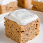 Banana Bars with Cream Cheese Frosting Healthy