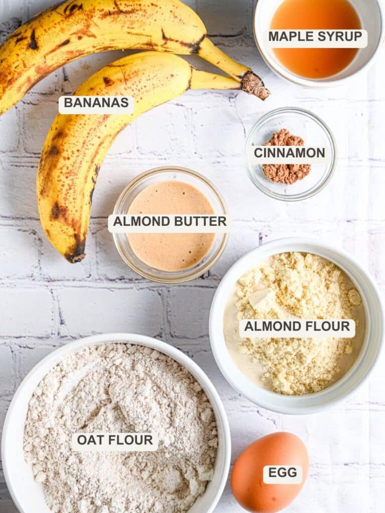 Banana Bars Ingredients