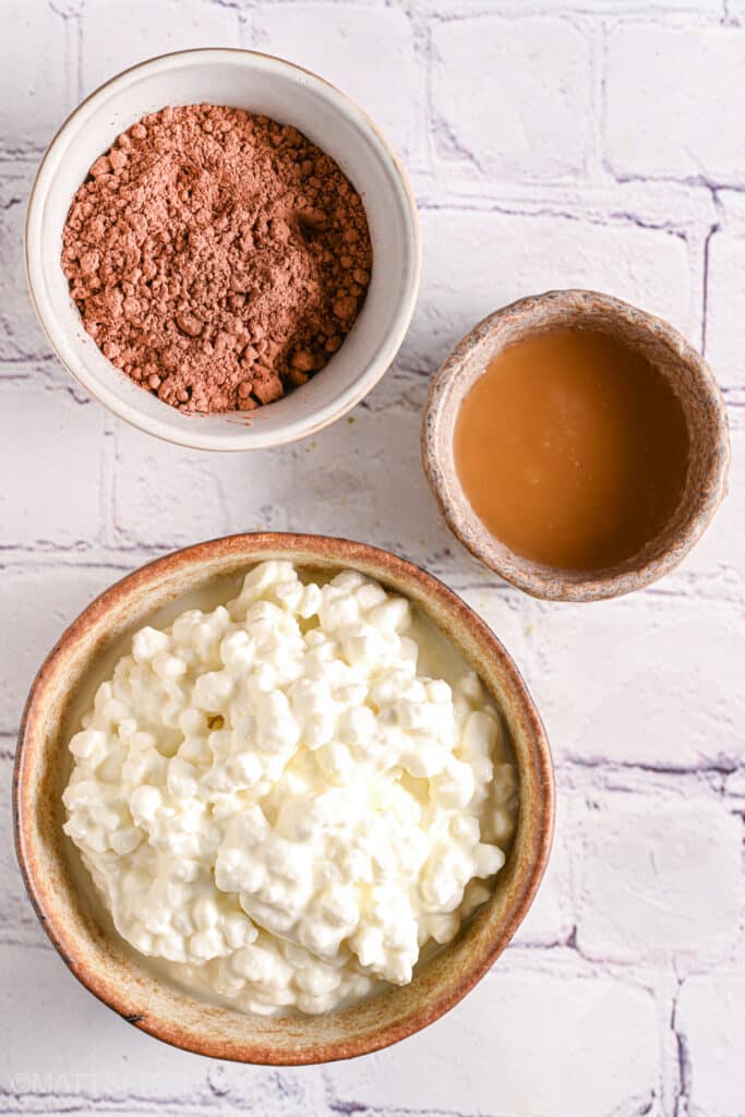 Cottage Cheese Pudding ingredients