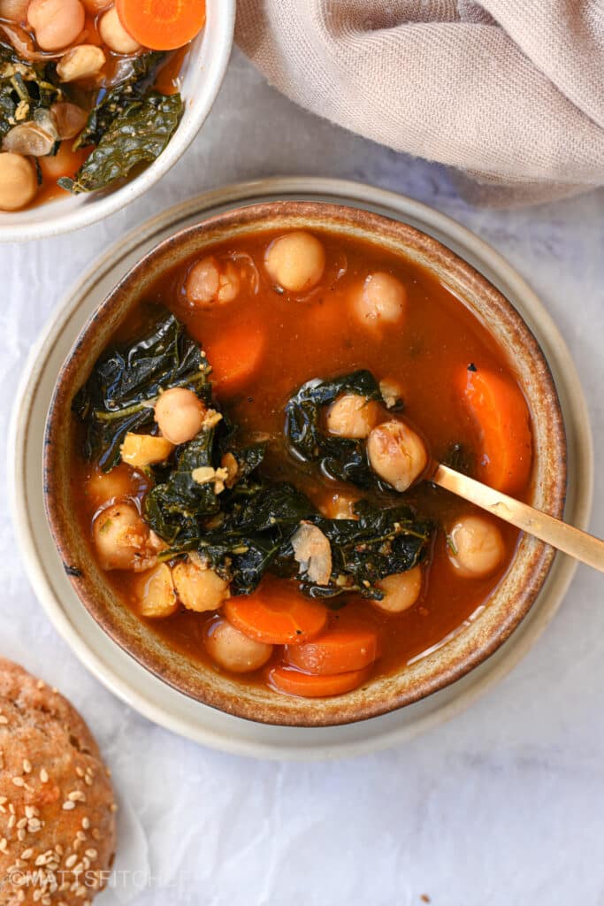 Simple chickpea Soup