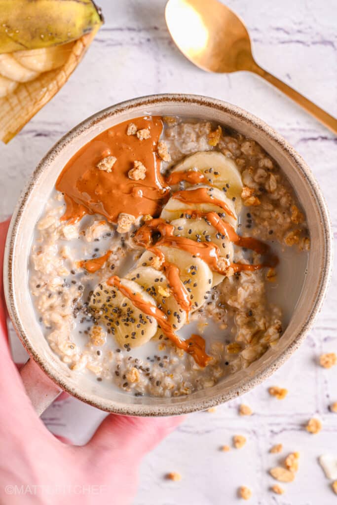 Peanut Butter Banana Oatmeal