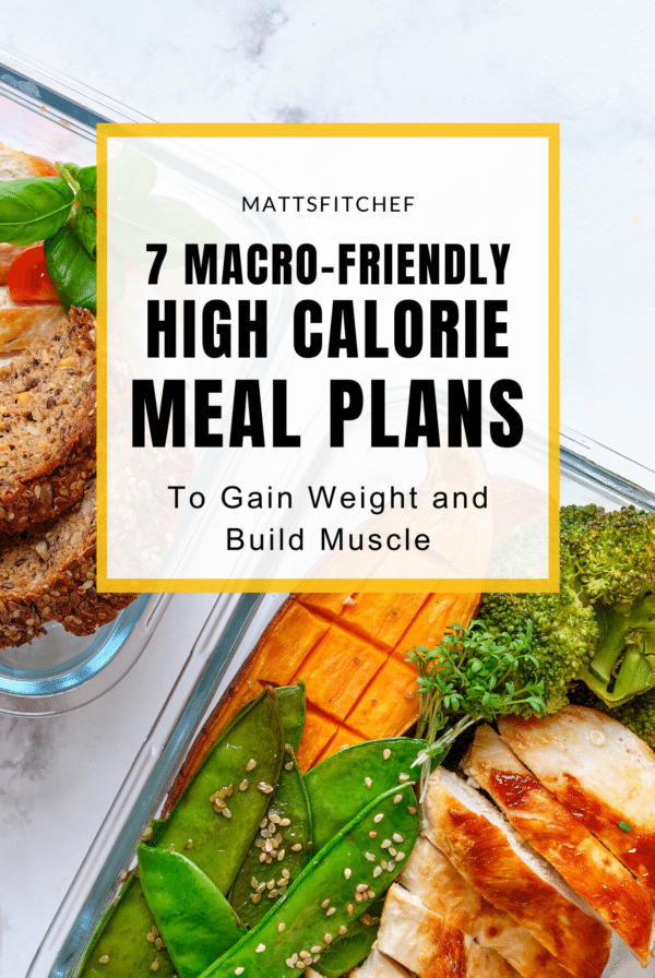 High Calorie Meal Plan