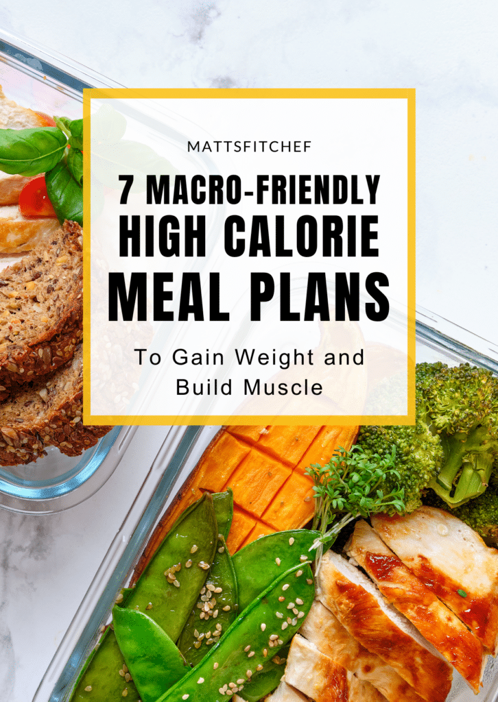 High Calorie Meal Plan