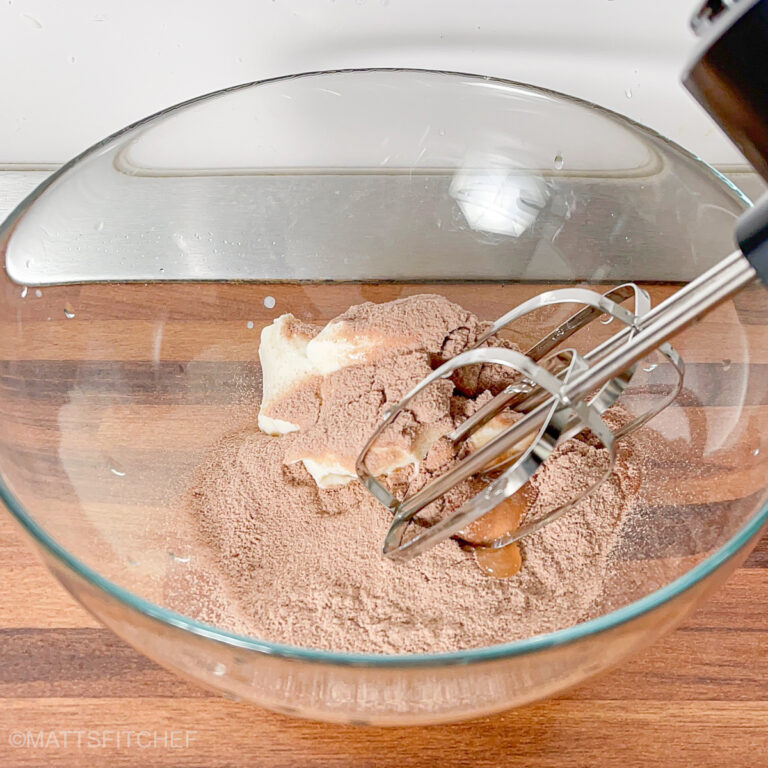 2 Ingredient Protein Mousse {58g Protein}