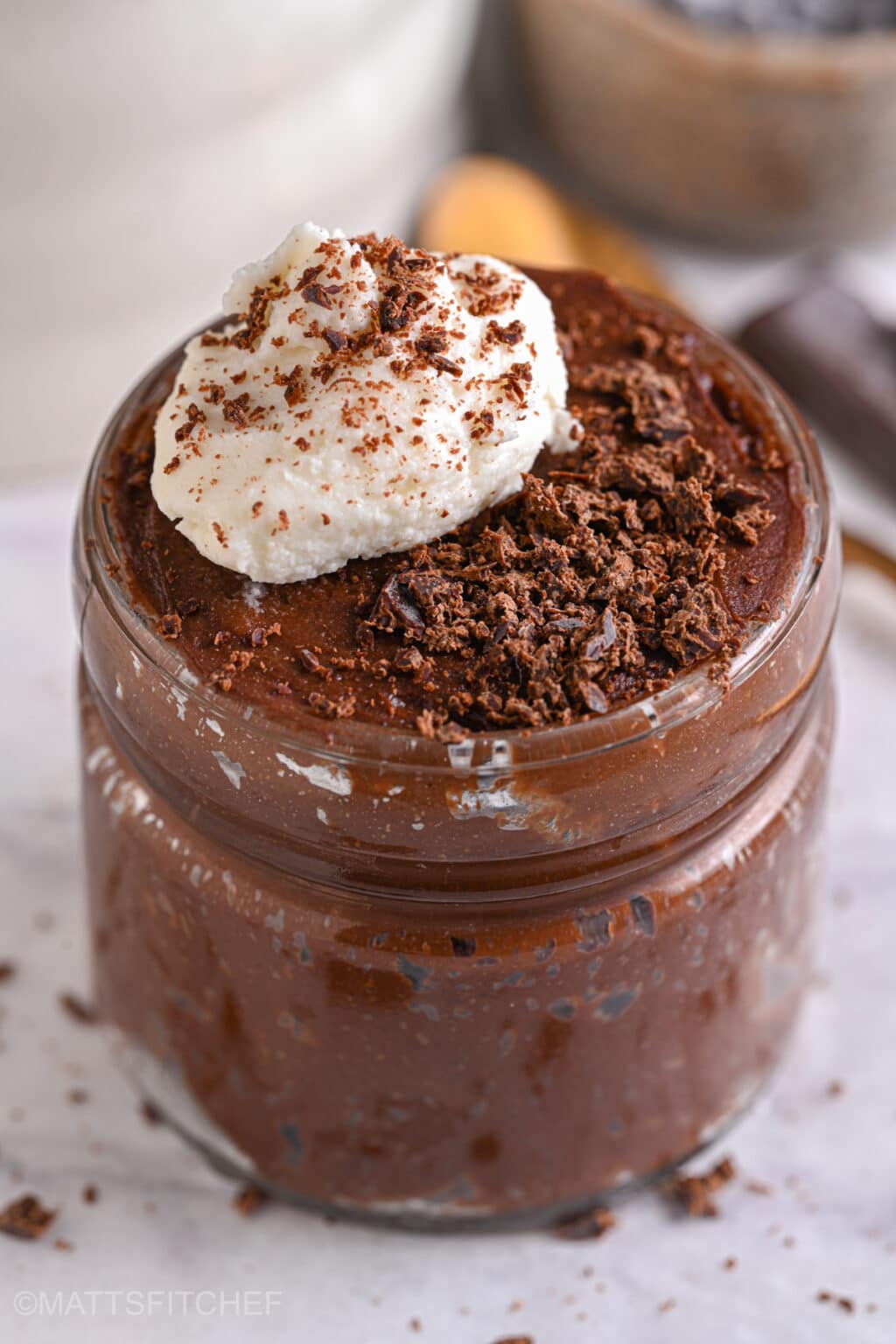 2 Ingredient Protein Mousse {58g Protein}