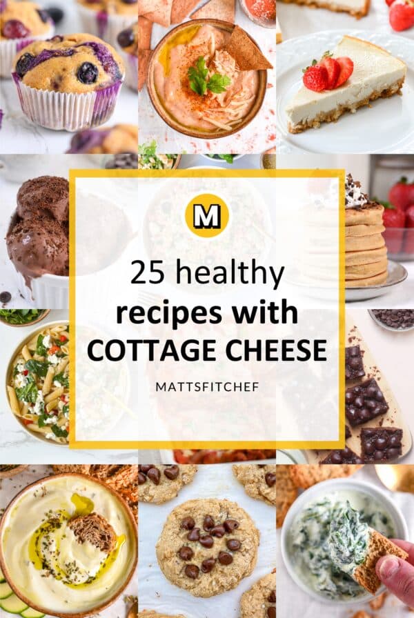 Healthy Cottage Cheese Recipes for breakfast, lunch, dinner and snacks