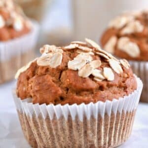 High Protein Oatmeal Breakfast Muffins