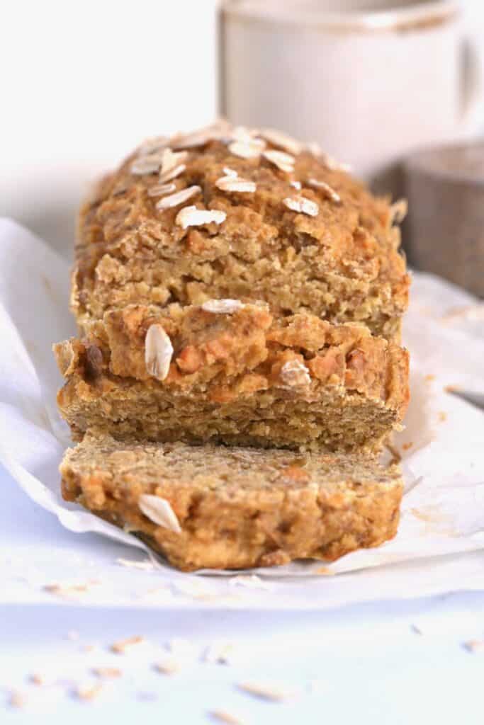 Easy homemade protein bread made with lentils